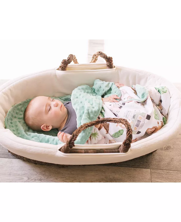 Honey Lemonade Premium Baby and Toddler Minky Blanket - Safari