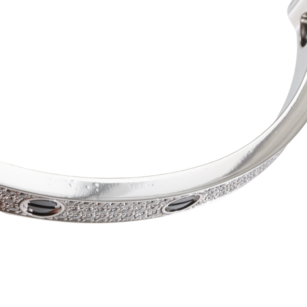 Cartier Love Classic Model Bracelet 18K White Gold N6032400
