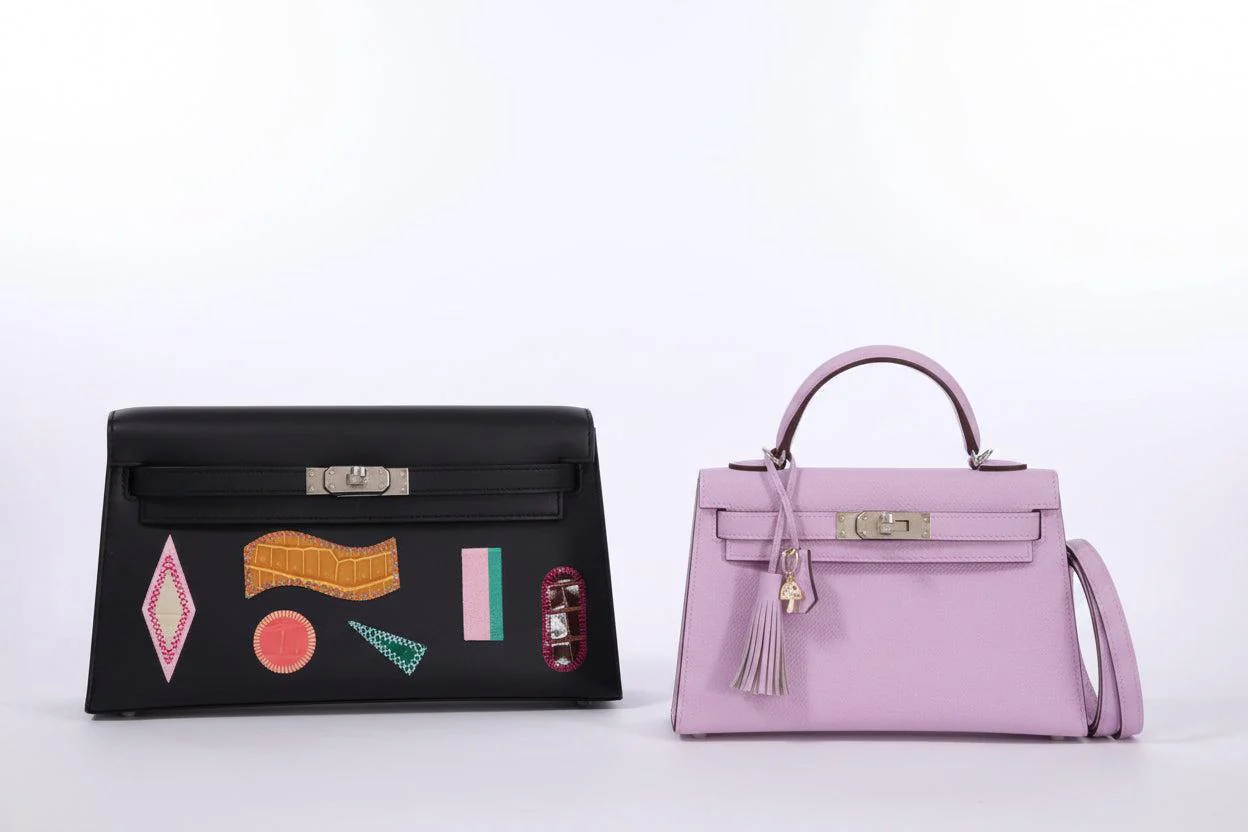 Hermès Mini Kelly II 20 Guimauve Epsom Palladium Hardware