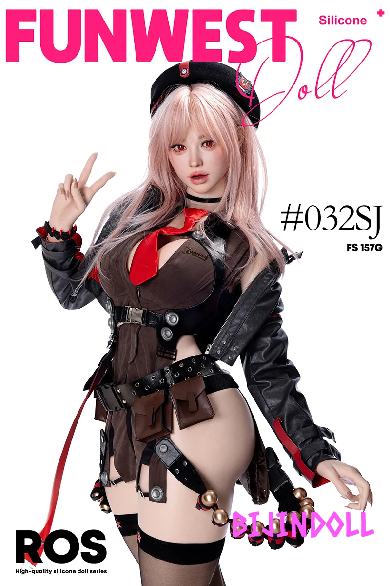 Funwest 157cm G-cup Silicone Sex Doll Lucy with ROS Head #032SJ Battle Girl