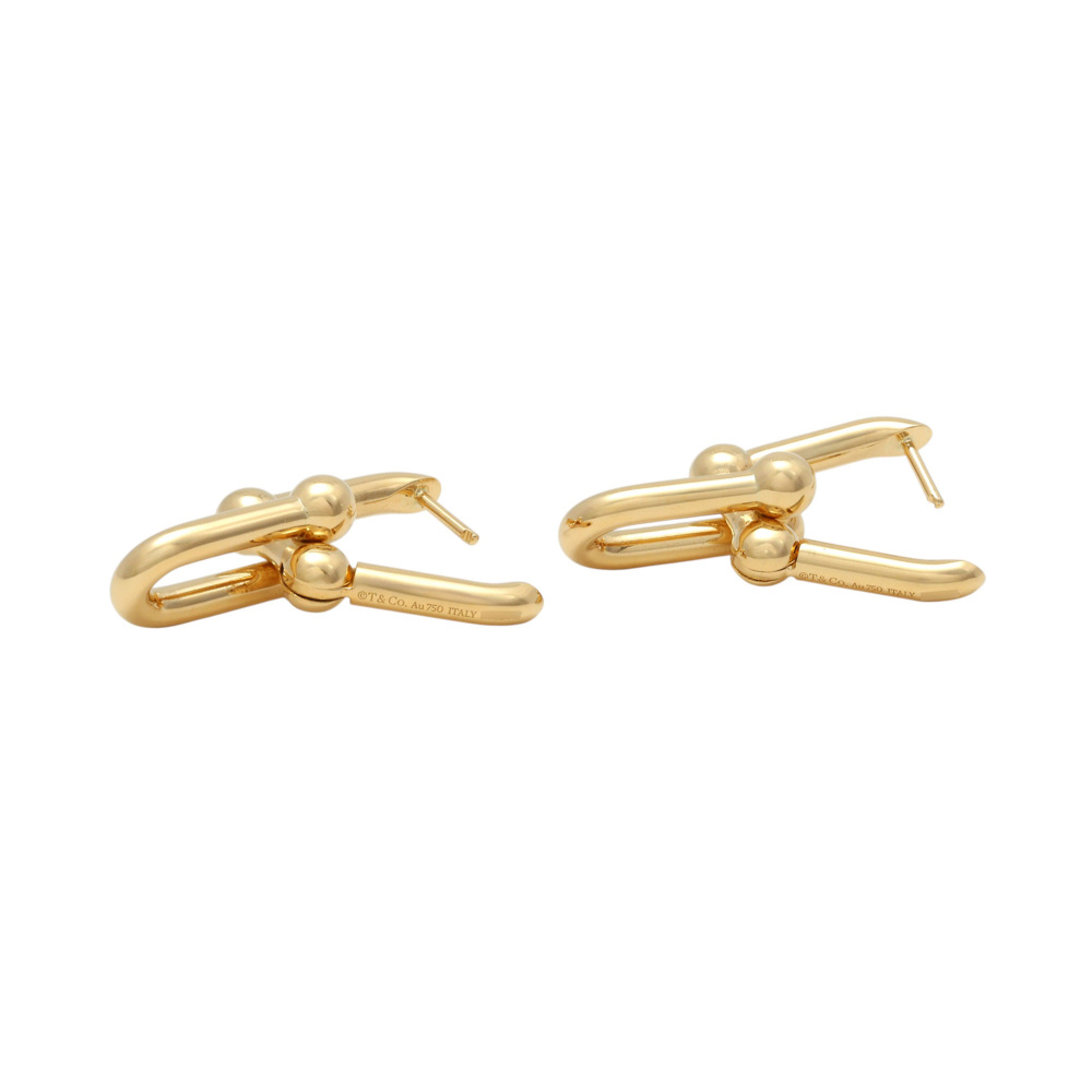 Tiffany & Co. Hardware Link Earrings 18K Yellow Gold 73584531