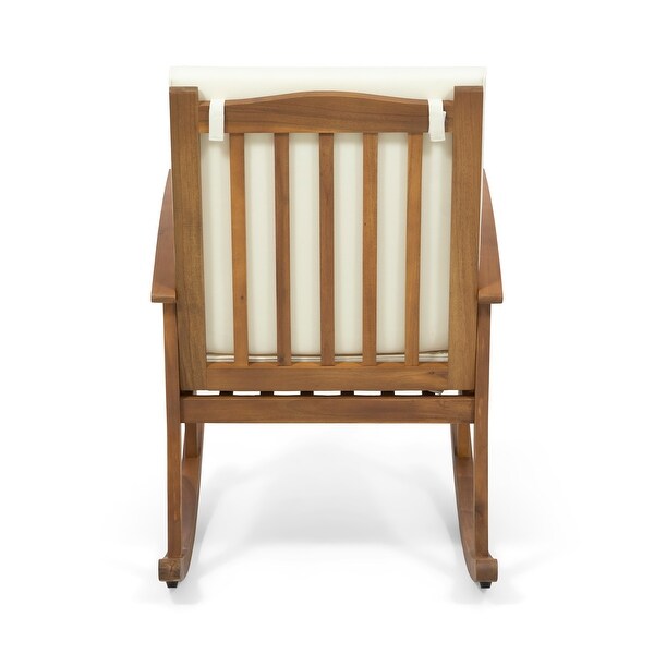 Casa Acacia Wood Rocking Chairs (Set of 2) by Christopher Knight Home