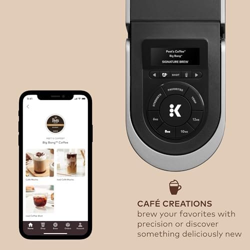 SMART Single Serve K-Cup Pod Coffee Maker, Black