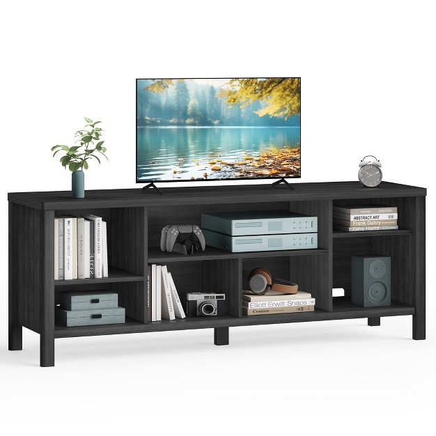 Vasagle Tv Stand Tv Cabinet With Storage Shelves Tv Console Table
