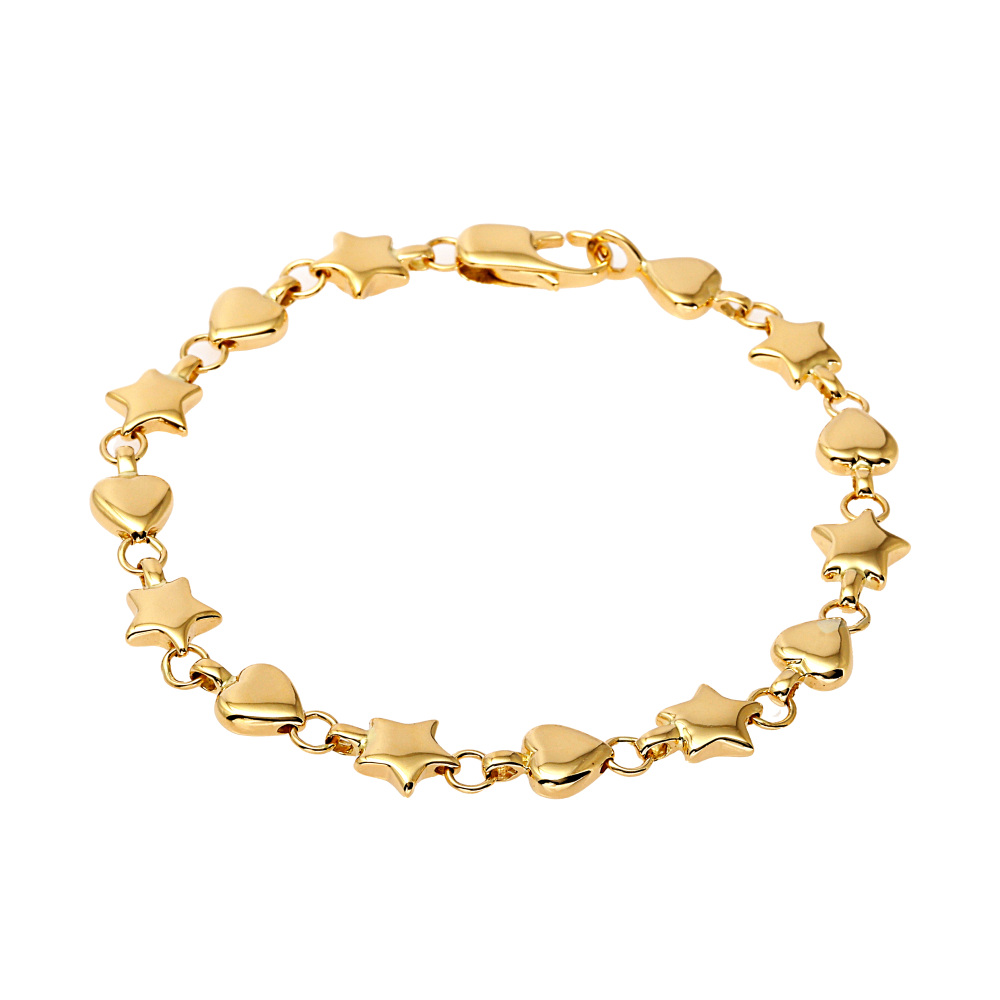 Tiffany & Co. Puff Star Bracelet 18K Yellow Gold