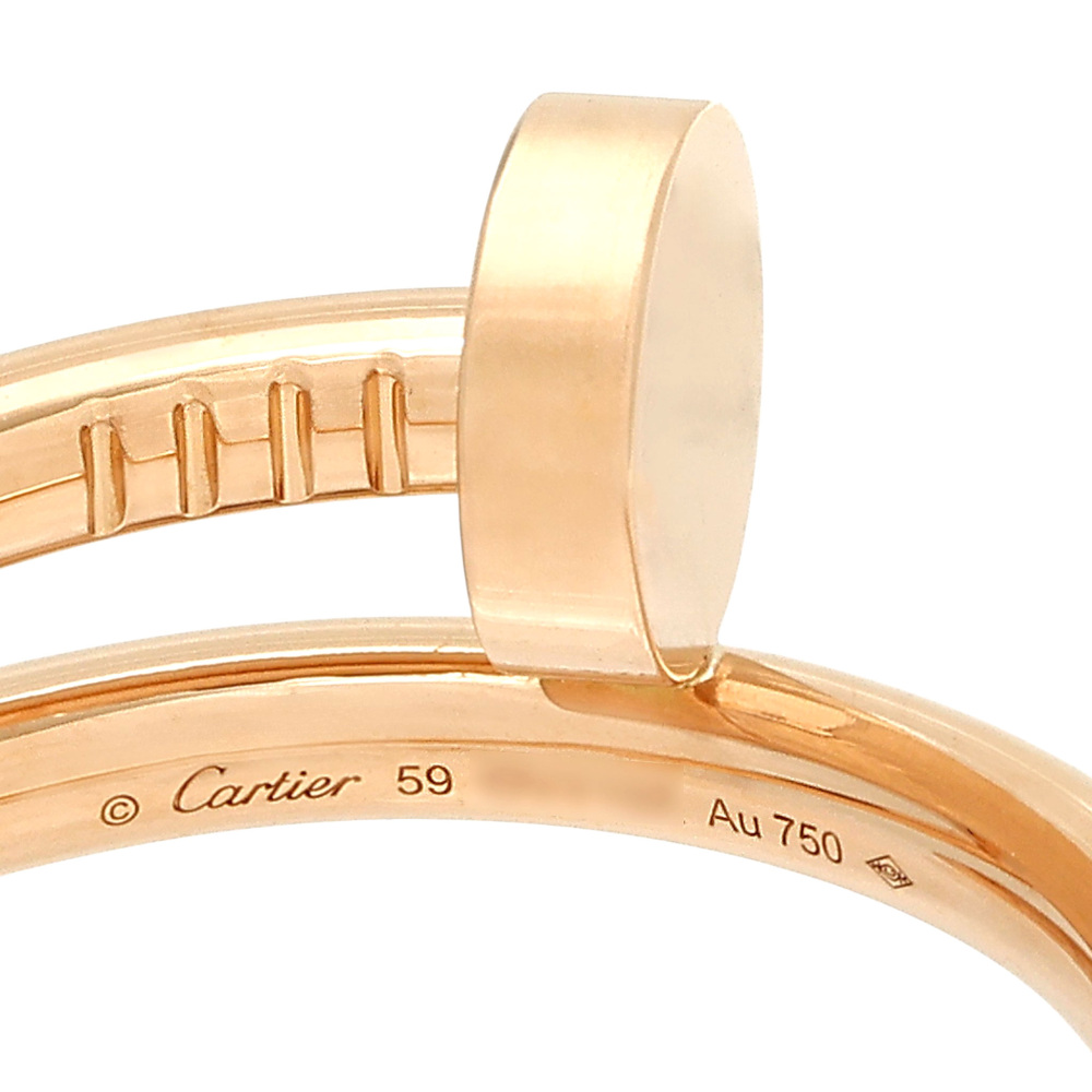 Cartier Juste un Clou Classic Model Ring 18K Rose Gold B4092500