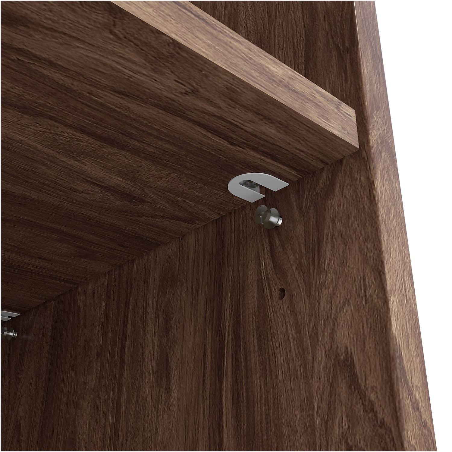 Myofficeinnovations 3 Shelf 45H Laminate Bookcase Espresso