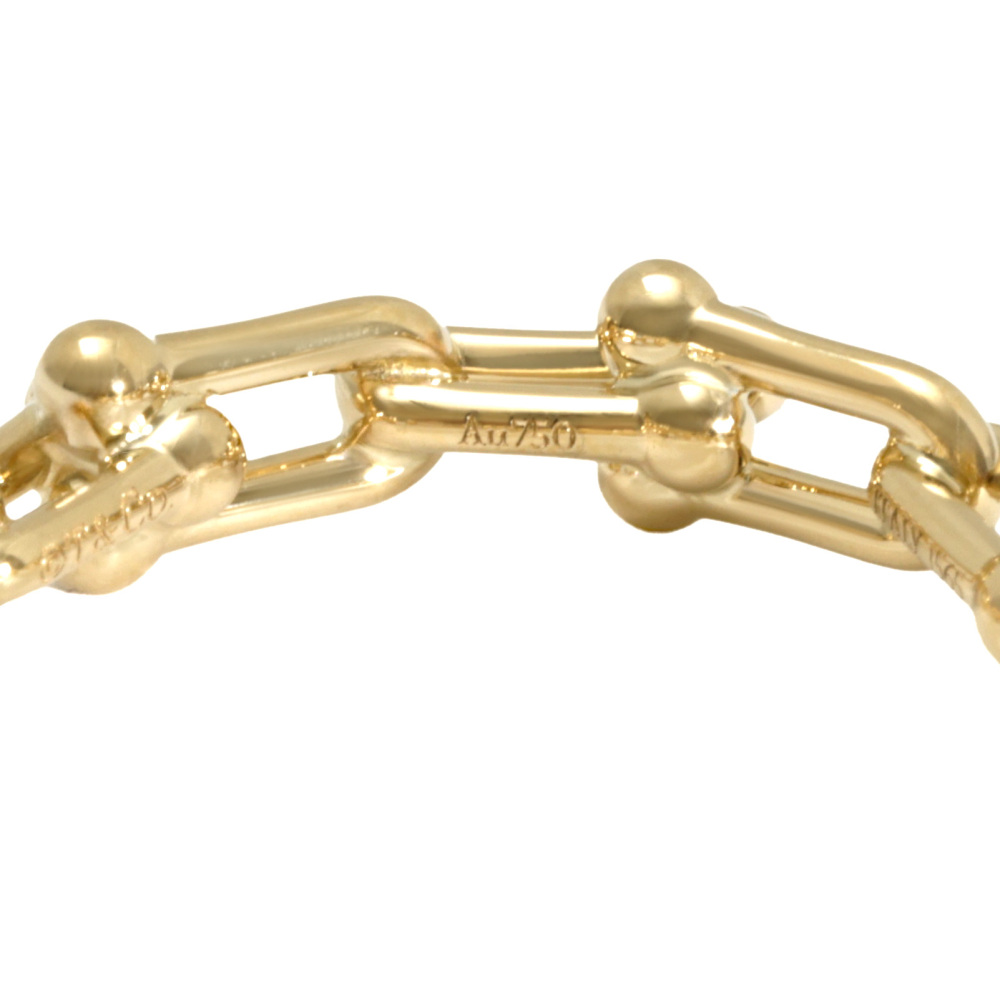 Tiffany & Co. Hardware Microlink Ring 18K Yellow Gold 72667298