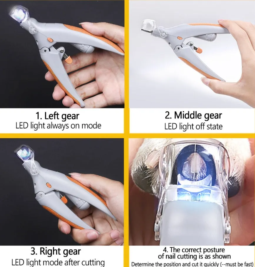 Professional Led Pet Nail Clipper