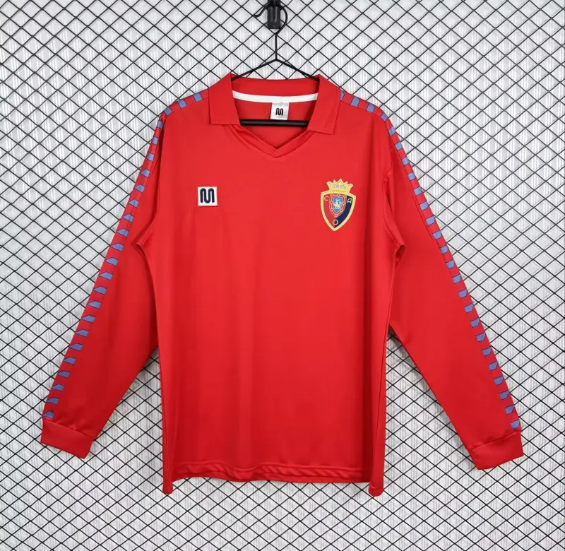 Retro 83/84 Osasuna Home Jersey Long Sleeves