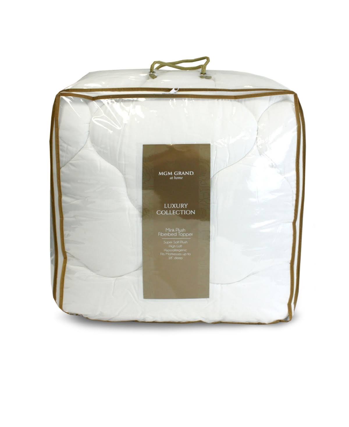 MGM Grand Hotel Mink Plush Fiber Bed Mattress Topper Twin White