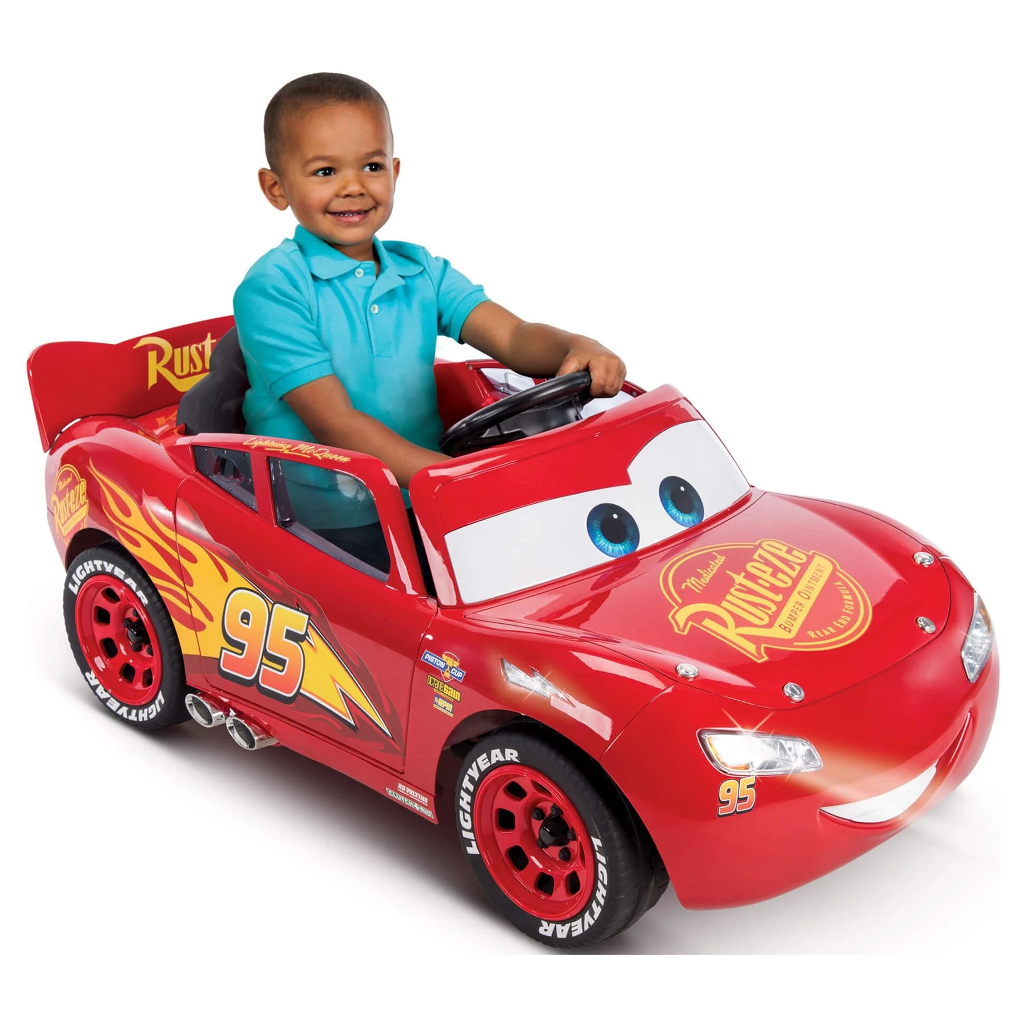 Huffy Disney Pixar Cars 3 Lightning McQueen 6V Battery-Powered Ride on, for Children Ages 3+ years