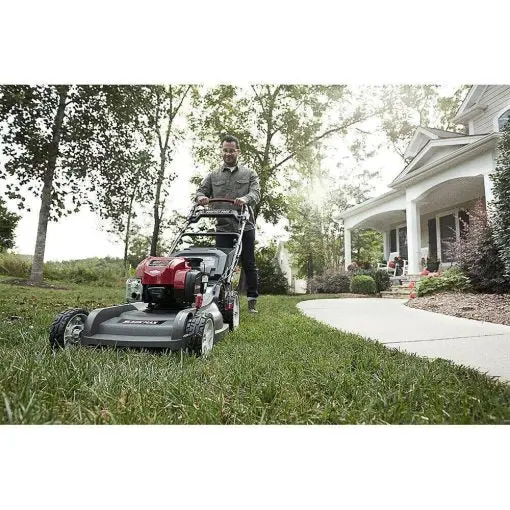 YARDMAX 22-Inch 3-in-1 Self-Propelled Lawn Mower – 201cc Engine, CVT Transmission, Height Adjustment & All-Terrain Traction Wheels