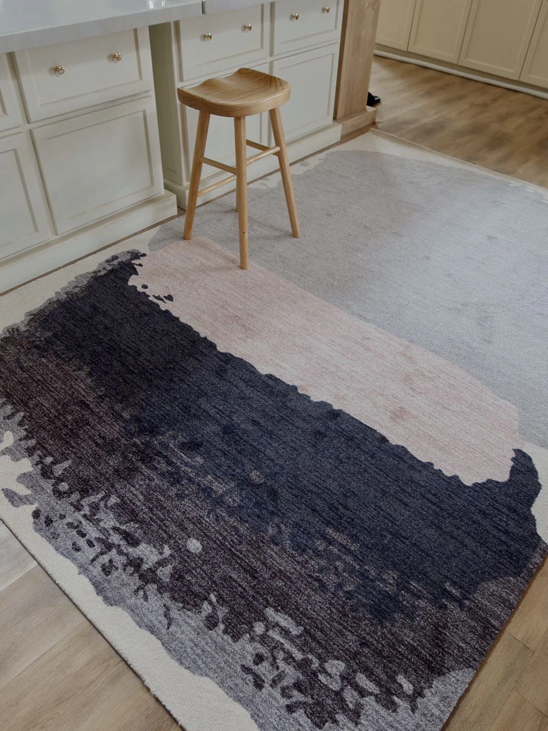 CP003-1 - California Model Short Wool Art Carpet Nordic Modern Living Room Bedroom Bedside Carpet Wabi-Sabi Style
