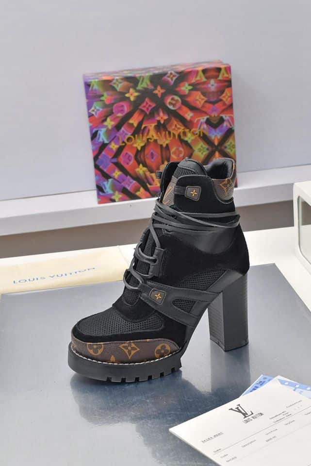 Louis Vuitton Star Trail Ankle Boot Mix Black 1Aabj3