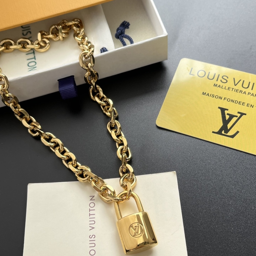 Louis Vuitton Lv Edge Necklace Cadenas Mp2993