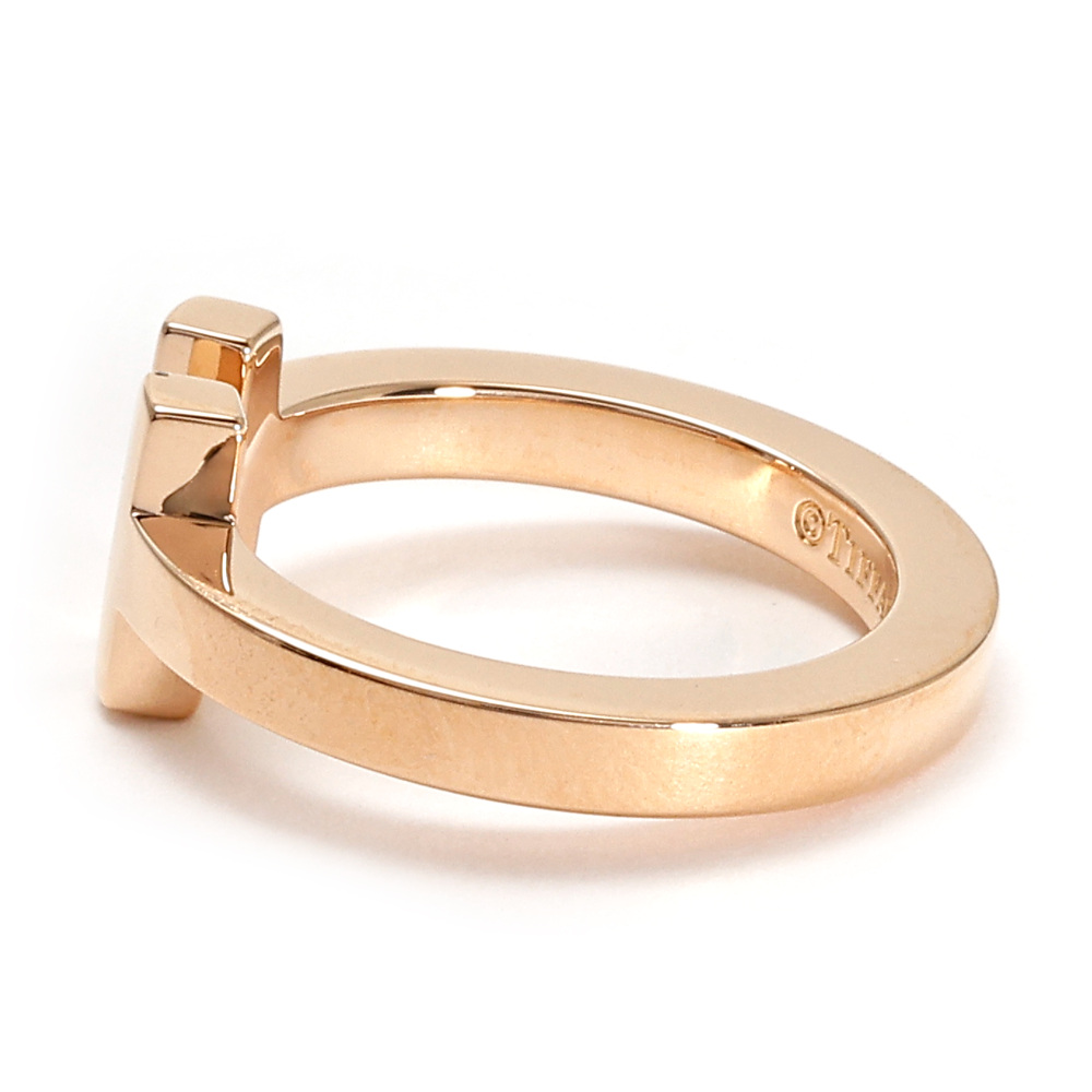 Tiffany & Co. T Square Ring 18K Rose Gold 60147412
