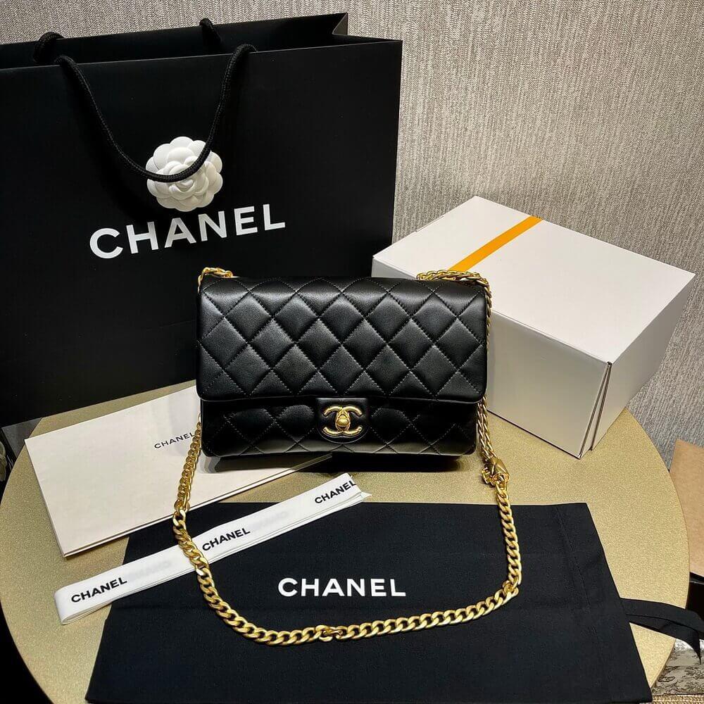 Chanel Lambskin Flap Bag 25 cm