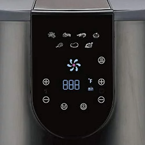 Emerald Air Fryer 5.2 Liter Capacity w/ Digital LED Touch Display & Slide out Pan/Detachable Basket 1800 Watts (1807)