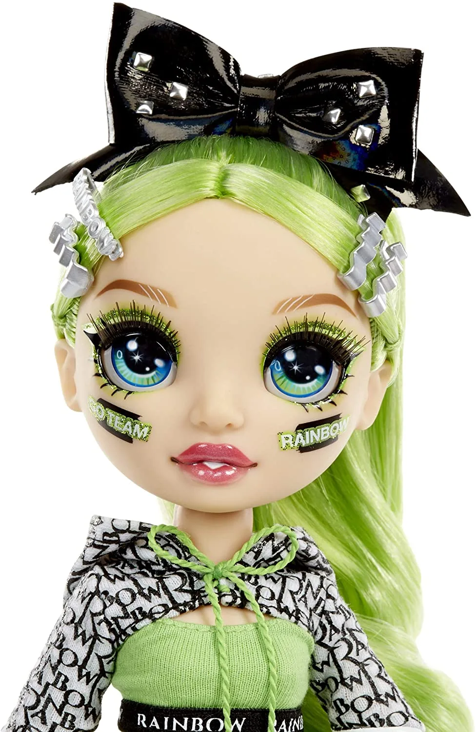 Rainbow High Cheer Jade Hunter Cheerleader Fashion Doll, 2 Pom