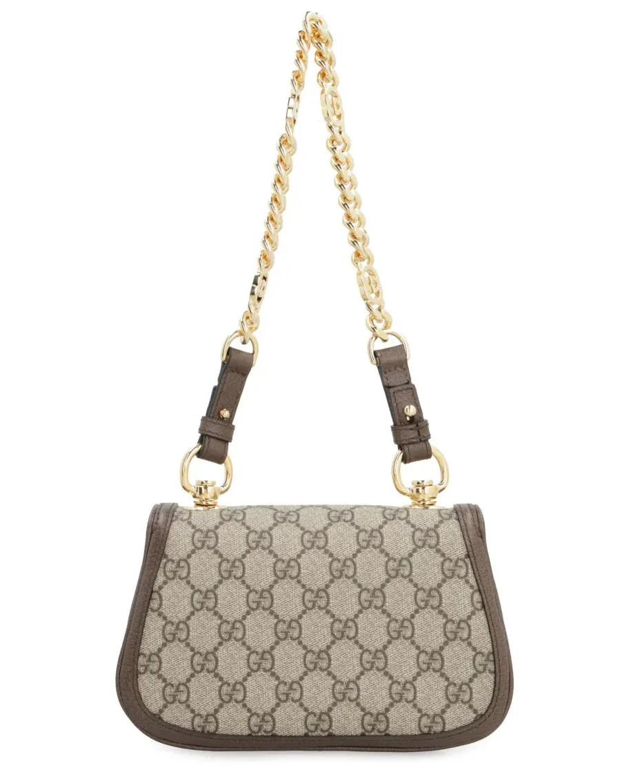 Gucci Blondie Mini GG Supreme Canvas Shoulder Bag – Beige