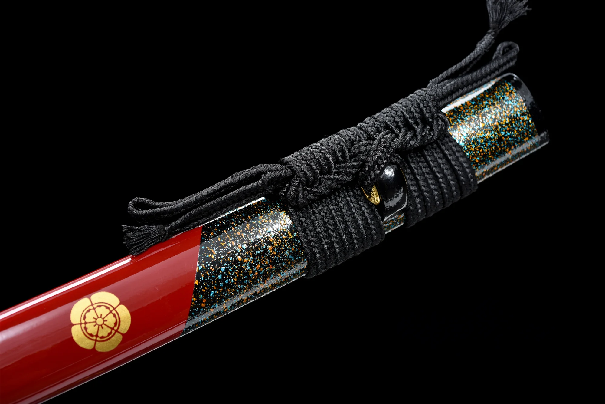 Blood Shadow Katana – Damascus Steel, Full Tang