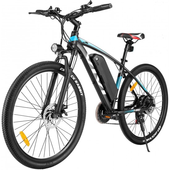 Electric Bike 27.5″ Electric Mountain Bike 350W Adults Ebike Electric Commuter Bike, Electric Bicycle with Removable 10.4Ah Battery, Professional 21 Speed