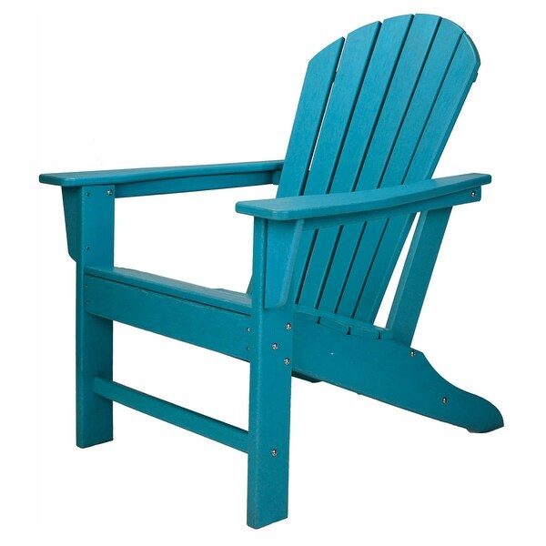Leisure Classics UV Protected Indoor Outdoor Adirondack Patio Chair,Turquoise