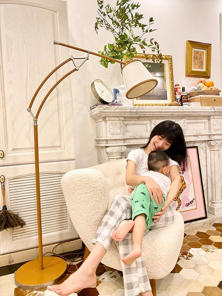 LA002 - Modern Nordic ins Simple H Floor Lamp Adjustable Living Room Sofa Study Bedside Standing Lamp Creative Table Lamp