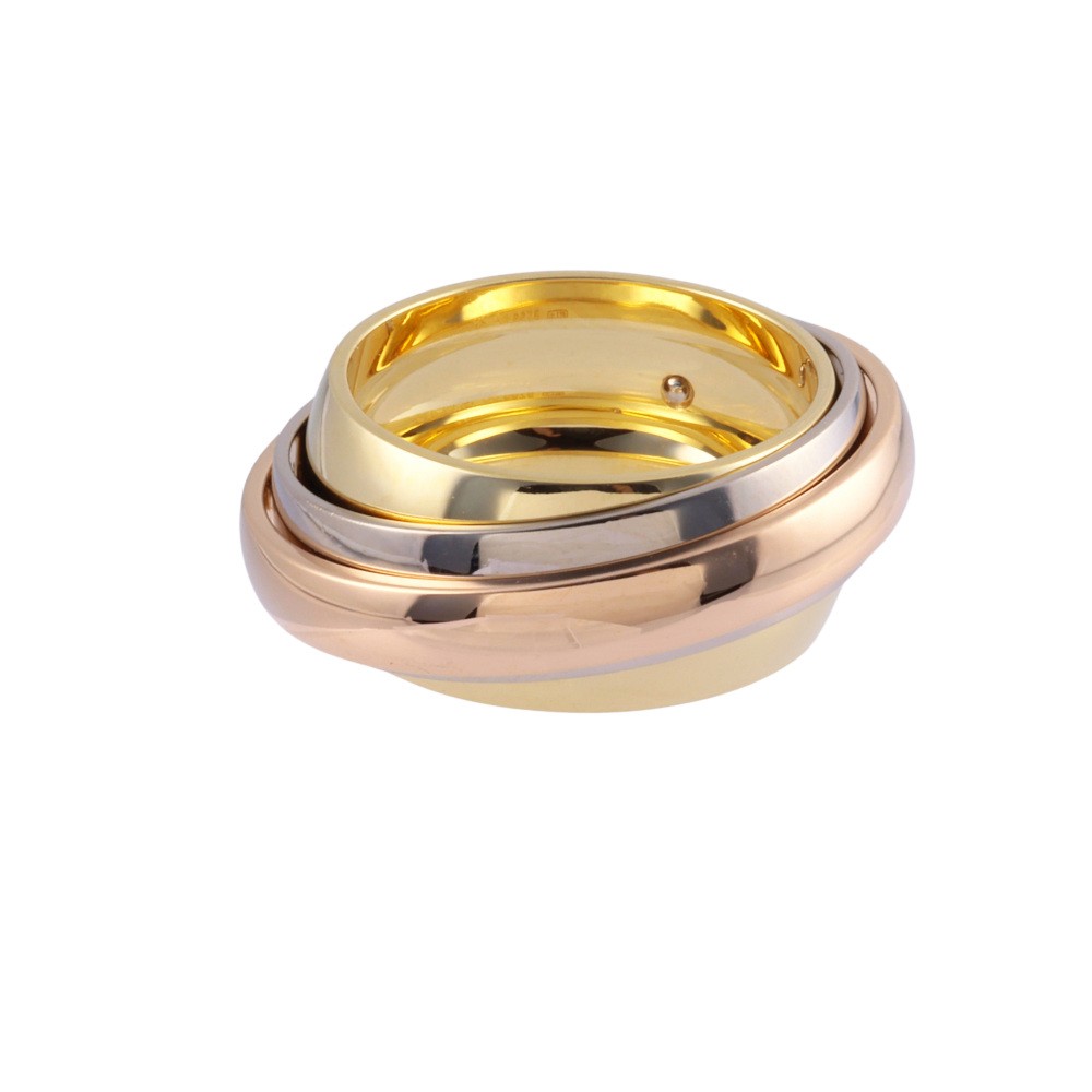 Cartier Trinity Mast Essence Ring Tri-Gold