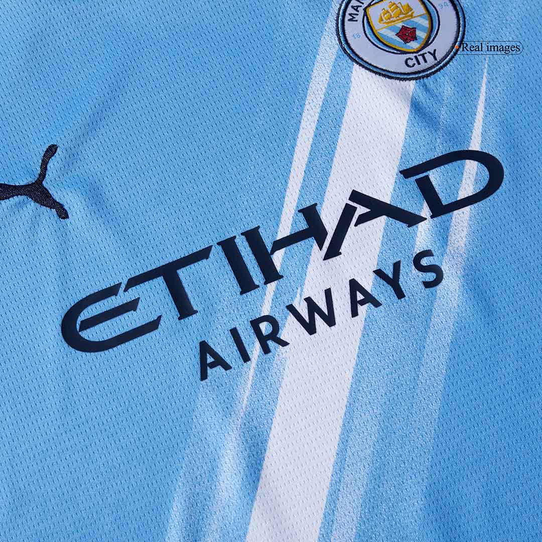 Manchester City Home Kids Soccer Jerseys Full Kit 2025/26