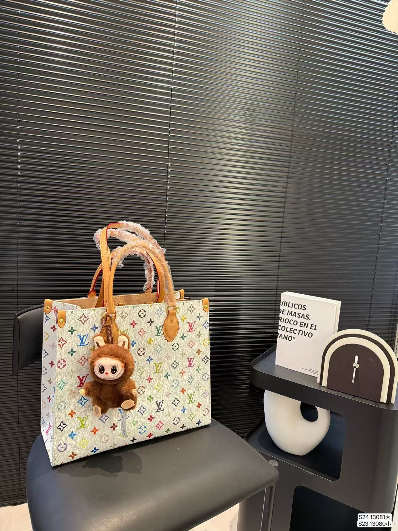LV White Tri-Color Tote bag - cnluxepick