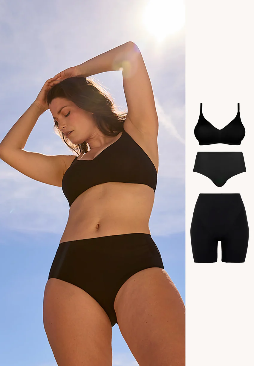 Ensemble Pure Invisibility Noir avec panty