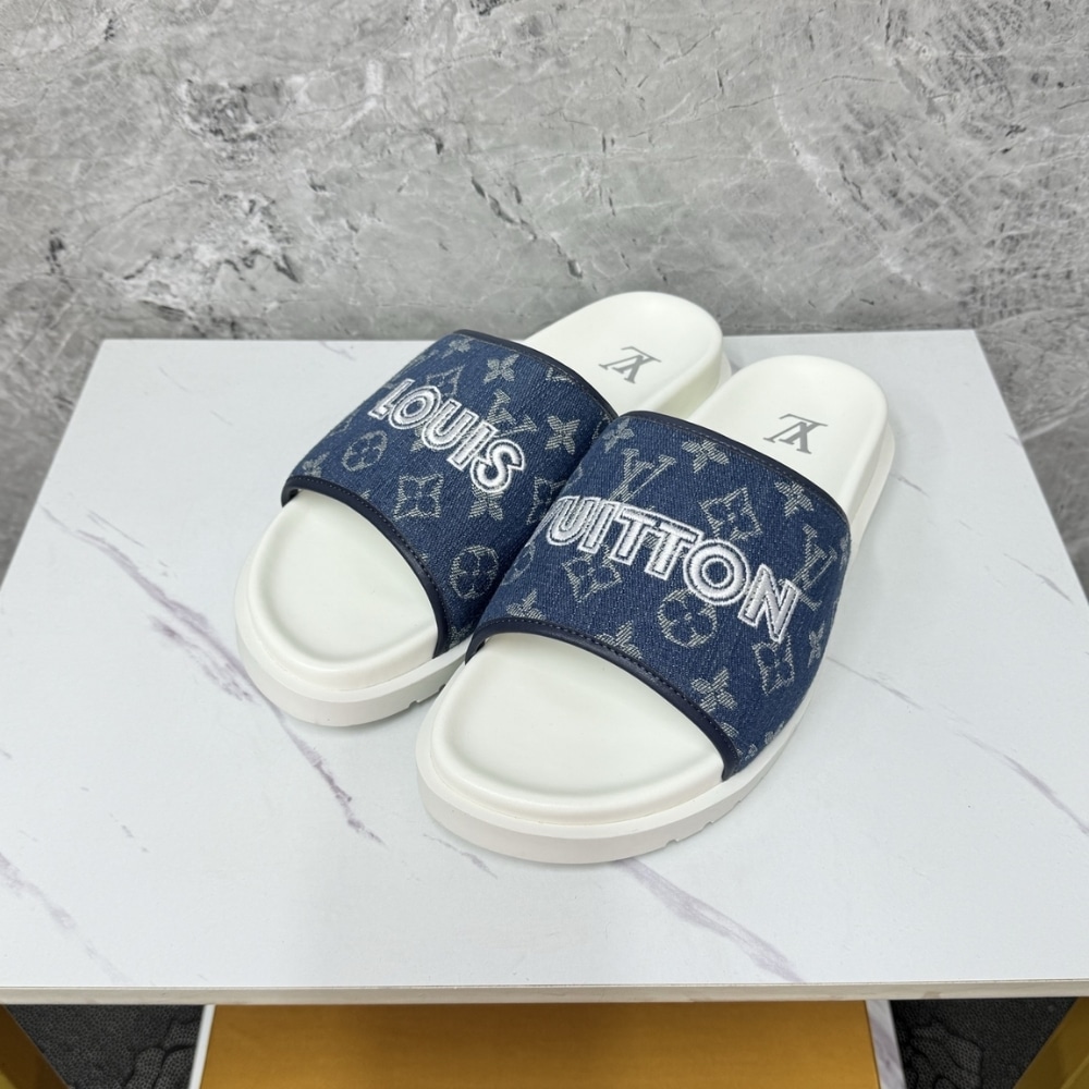Louis Vuitton Miami Mule Denim Blue