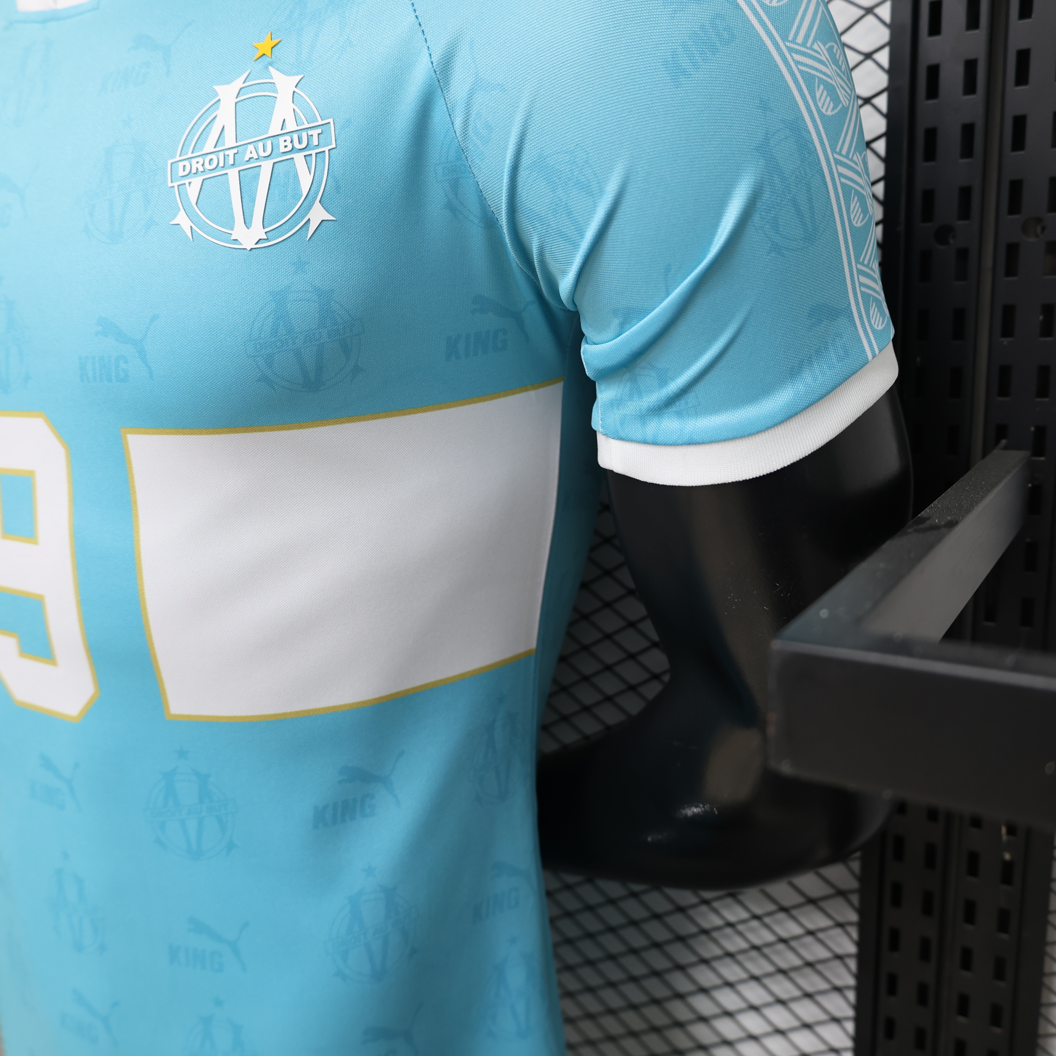Player Version Olympique de Marseille KING Retro Jersey Men