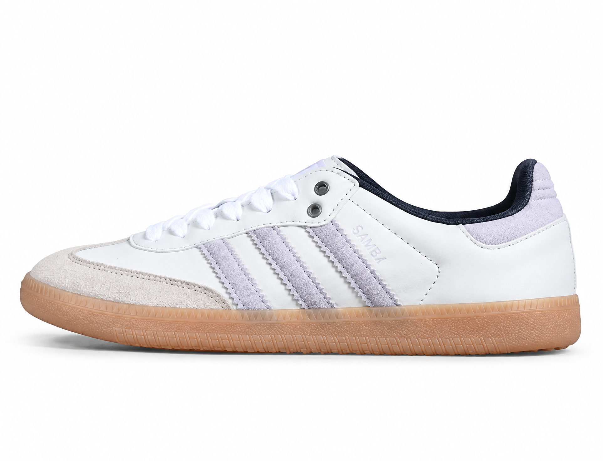 Adidas Samba Og Casual Sneakers White/Grey/Navy Blue KJ7305