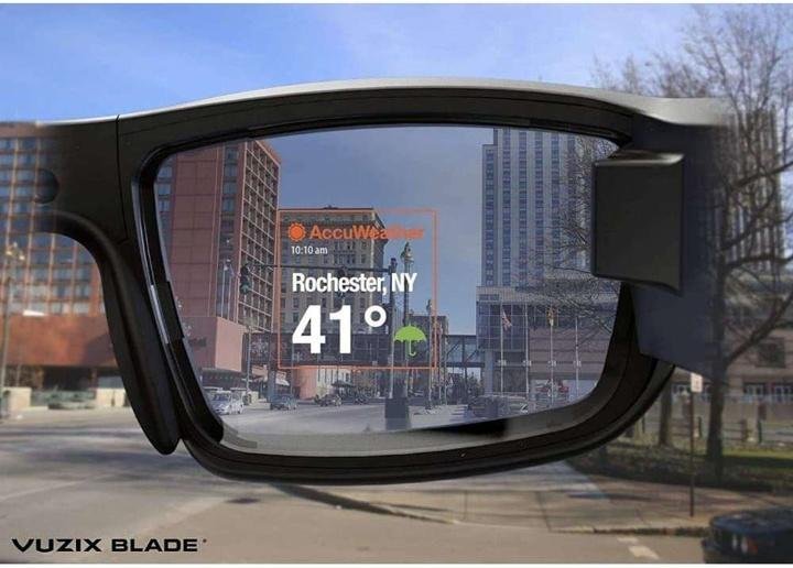 blade-AR Smart Glasses, with Amazon Alexa Built-in, HD Camera and Voice-Controls