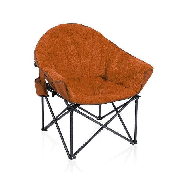 Plush Moon Saucer Chair with Carry Bag
