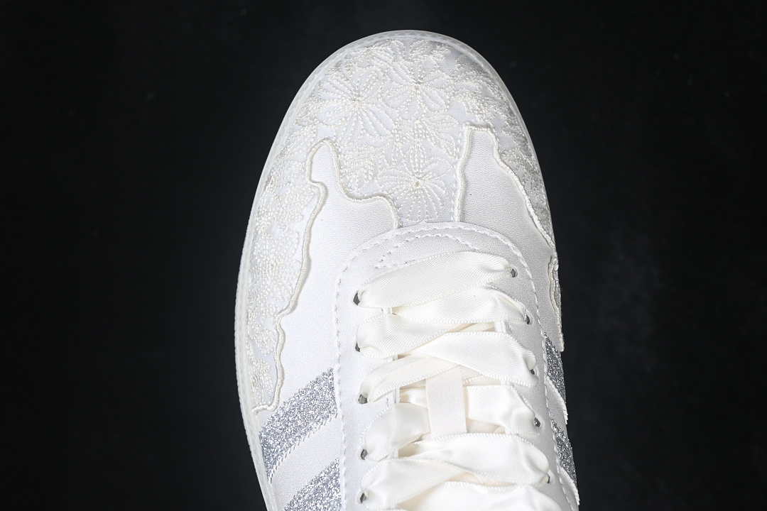 Adidas Samba Og Clover Casual Board Shoes Silver/Light Gray HP3658