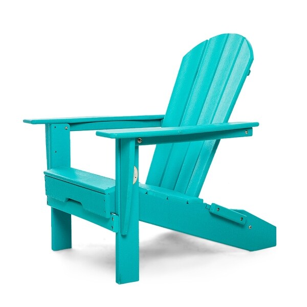 All Weather Folding Adirondack Chair,HDPE Recyclable Plastic