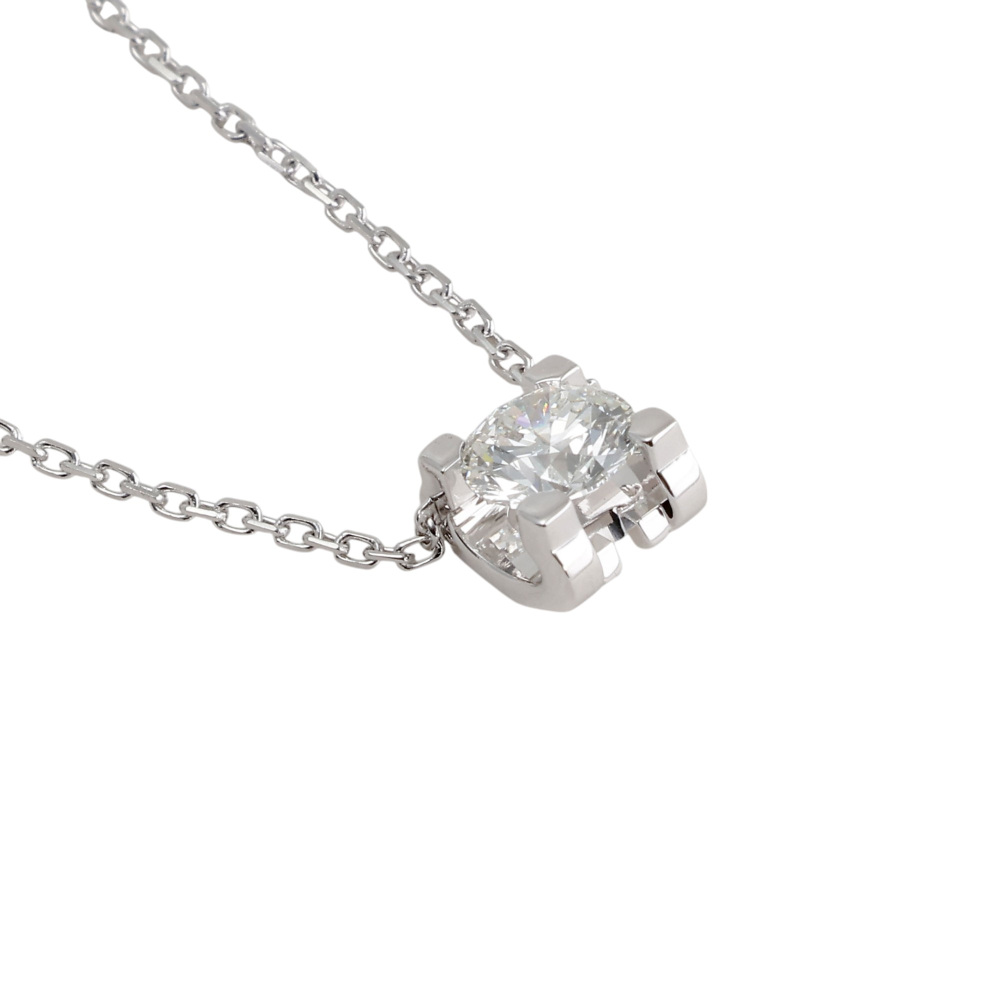 Cartier C Do Necklace 18K White Gold Diamond N7064200