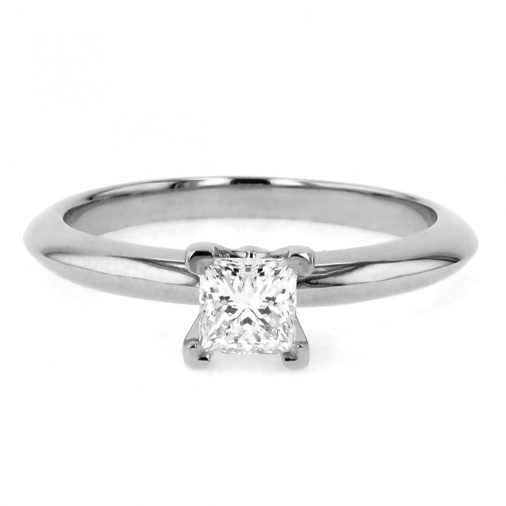 Tiffany & Co. Tiffany Platinum Diamond Ring PT950