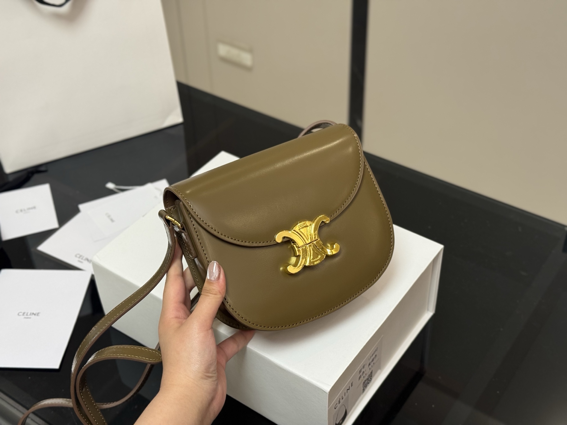 Celine Arc de Triomphe full cowhide bag - cnluxepick