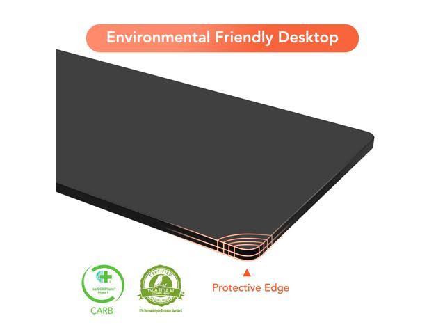 FlexiSpot Home Office Electric Height Adjustable Desk 55x22 x 28x22 Width Desktop Computer Desk Ergonomic 2-Button Controller St