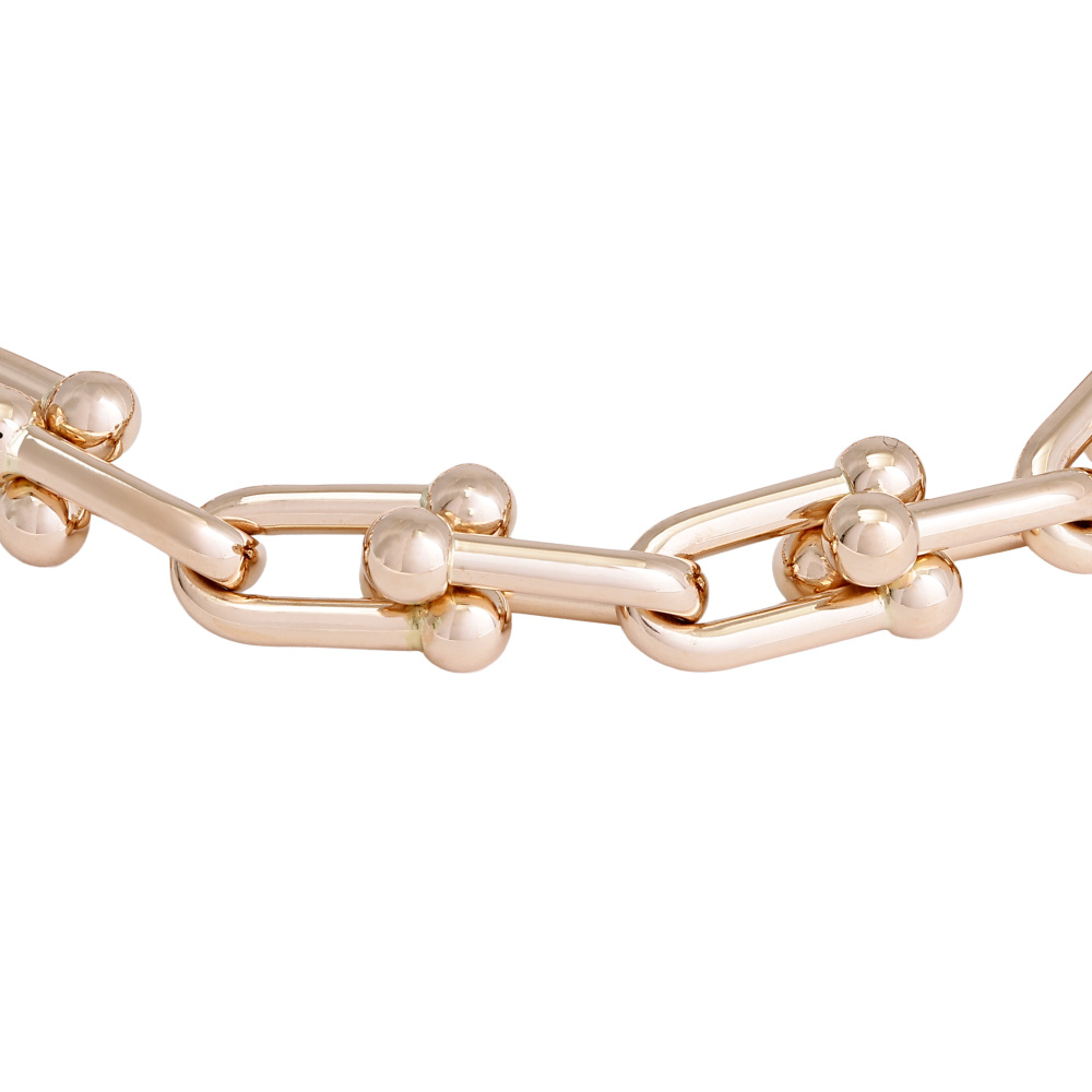 Tiffany & Co. Hardware Add 2 Frames Bracelet 18K Rose Gold 70881772