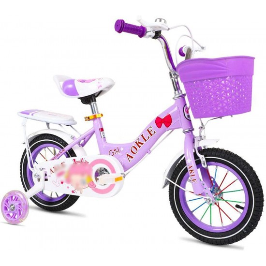 Kids Bike BMX Bike for Kids Boys Girls Bicycle Child Bikes,Children Bicycle Girls Toddler Training Bike with Flash Wheels for 3-12 Years Old in 12/14/16/18 Inch