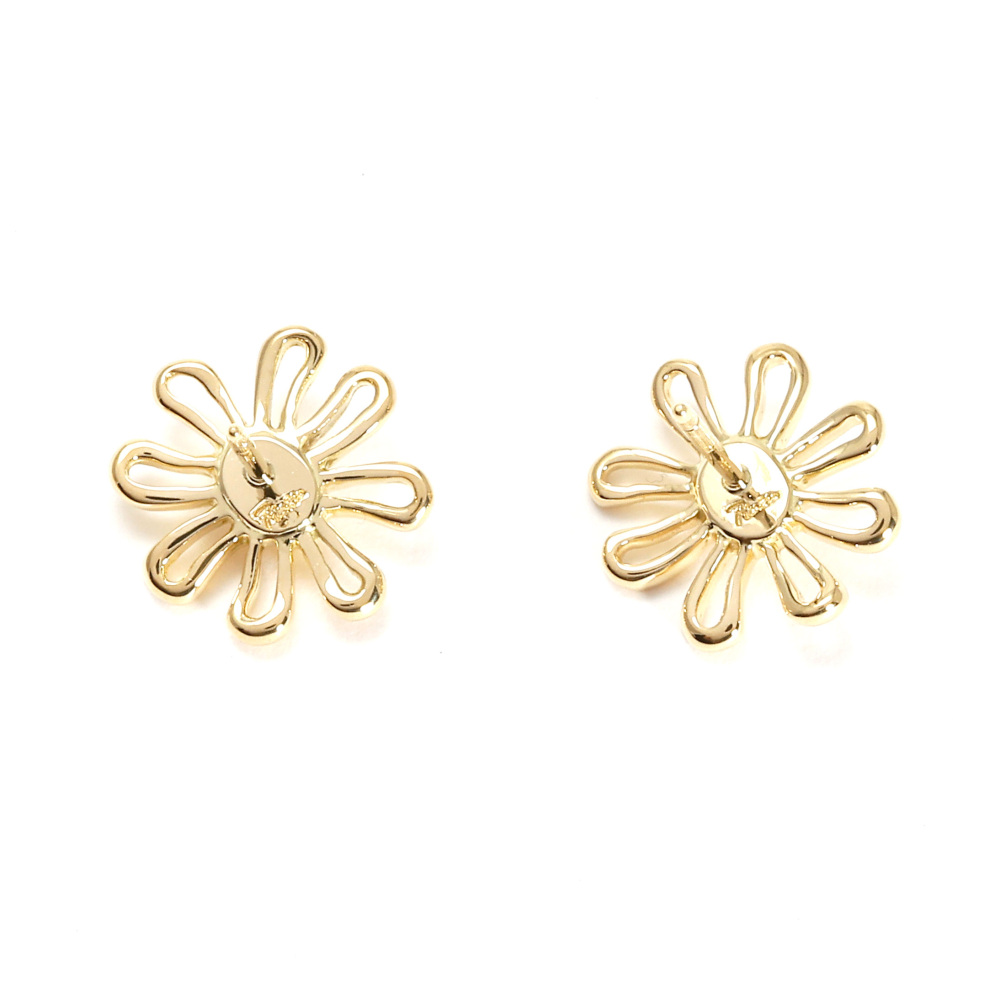 Tiffany & Co. Daisy Earrings 18K Yellow Gold