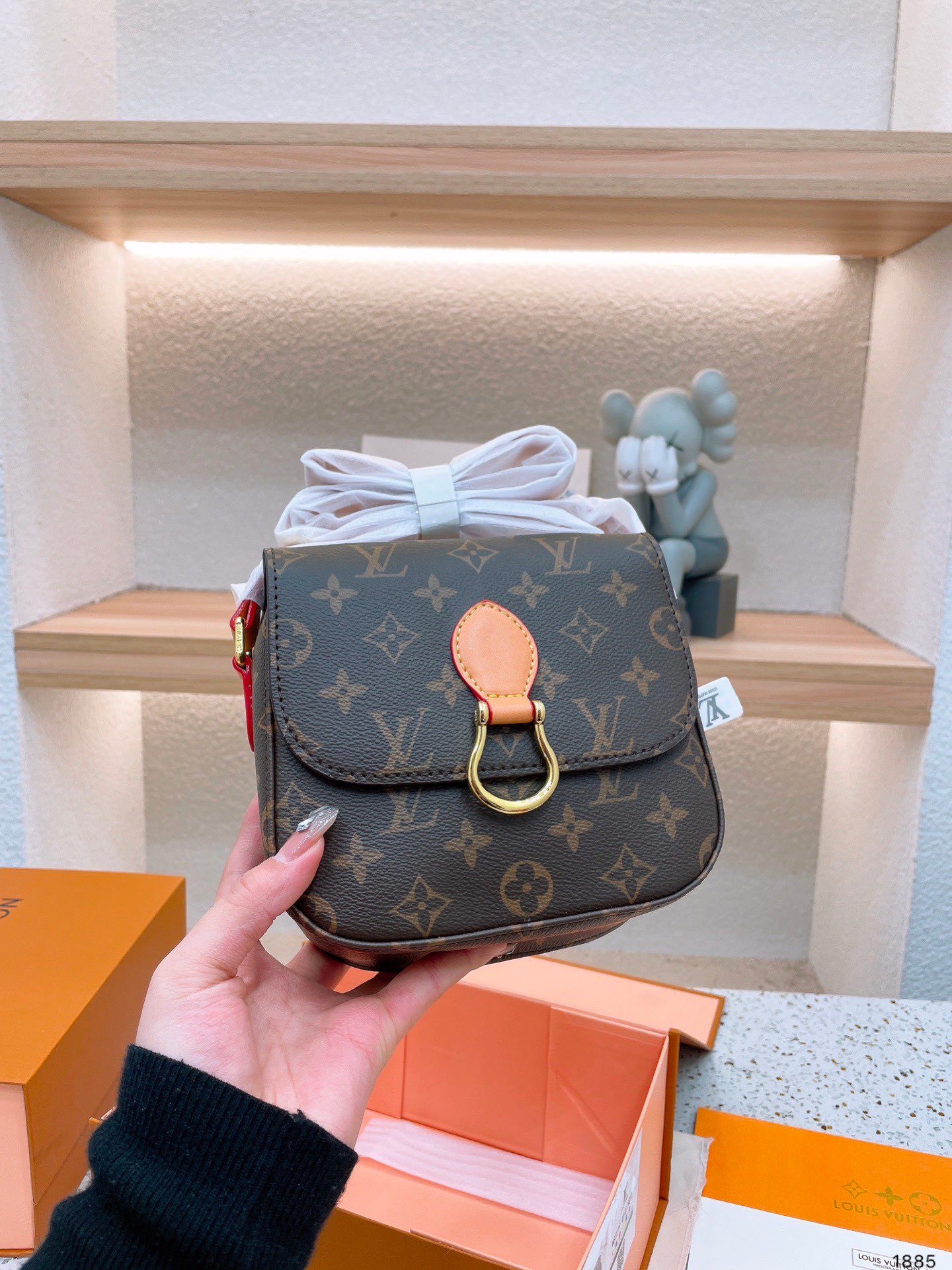Louis Vuitton Monogram Canvas Saint Cloud Bag 18Cm