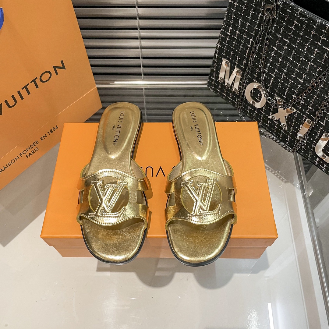 LOUIS VUITTON LV Openwork Flat Sandals - cnluxepick
