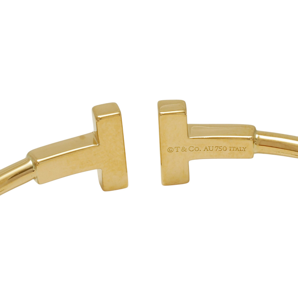 Tiffany & Co. Tiffany T Narrow Bracelet 18K Yellow Gold 60010766